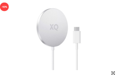 XQISIT Ladegerät NP Charging Pad MagSafe weiss