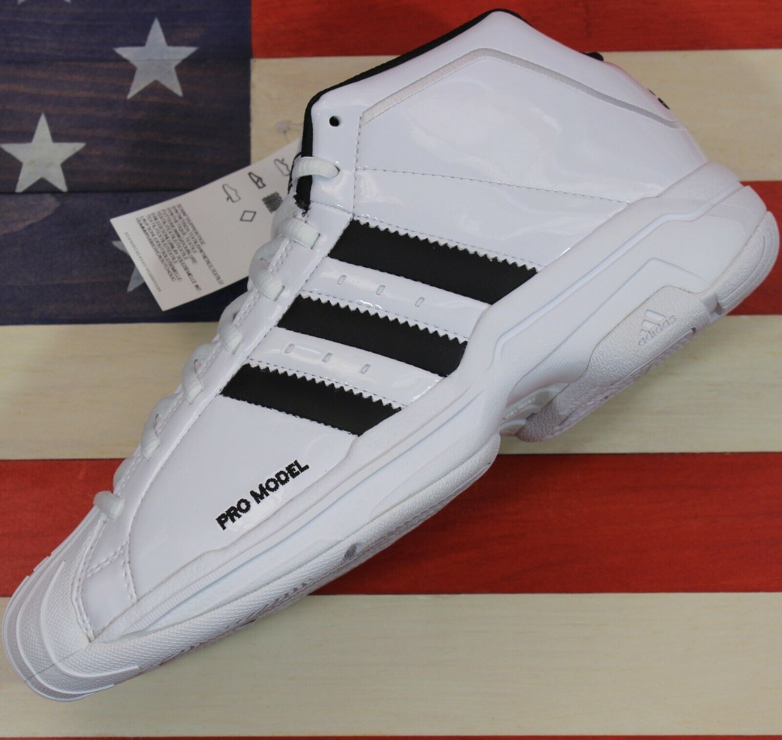 Adidas Pro Model 2G Men's Basketball Shoe Cloud-White/Core-Black Retro  [EF9824]