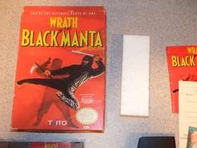 Wrath Of The Black Manta - Nintendo NES - Complete In Box CIB - tested