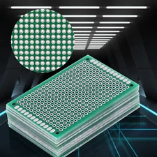 10Pcs Universal PCB Prototyping Board Double Sides Solderable Breadboard PCB