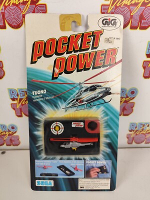 Pocket Power Gig Saw 1989 Thunder Helicopter New Vintage