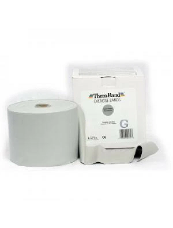 Thera-Band® 2,5 m Widerstand super schwer Farbe Silber Theraband Teraband