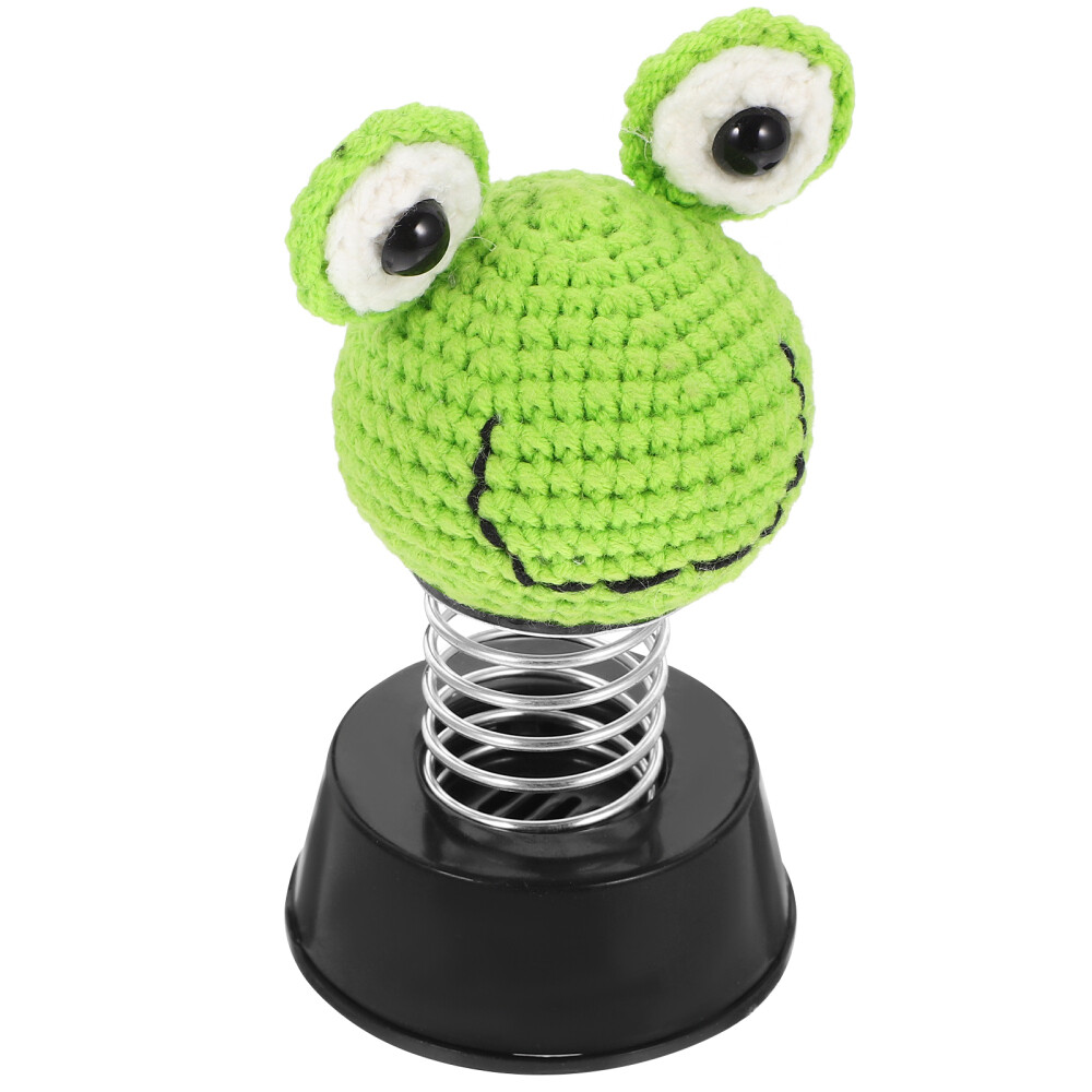 Car Dashboard Decoration Car Bobblehead Ornament Crochet Charm