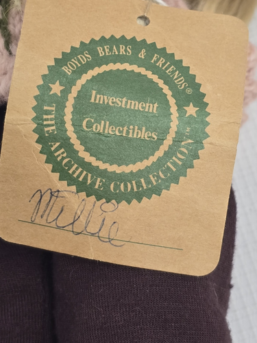 Bambola Millie 12” Millie Doll Boyds Bears Bearwear 1998 vintage fatta a mano da collezione - Foto 11 di 14