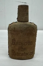 recuerdo de zacatecas bottle leather wrapped Empty