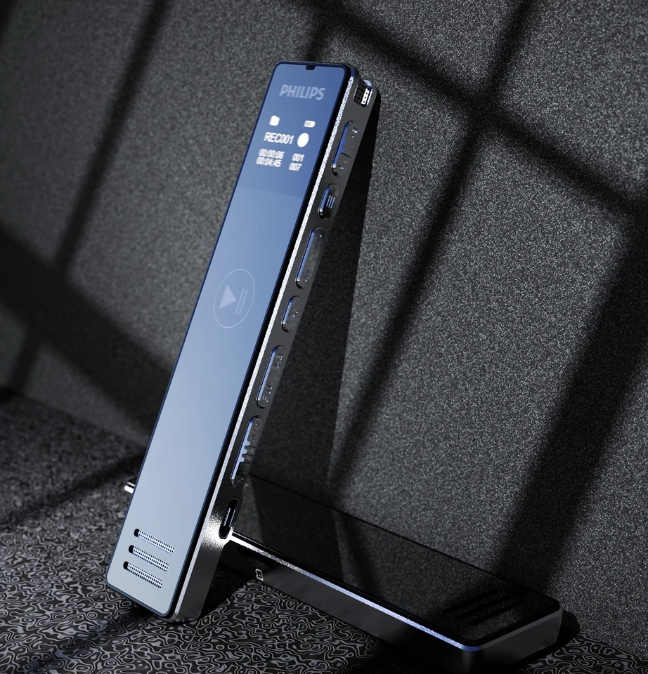 PHILIPS VTR5101 Voice Recorder 8GB Dictaphone with Music Playback & Campus radio - Image 3 of 4