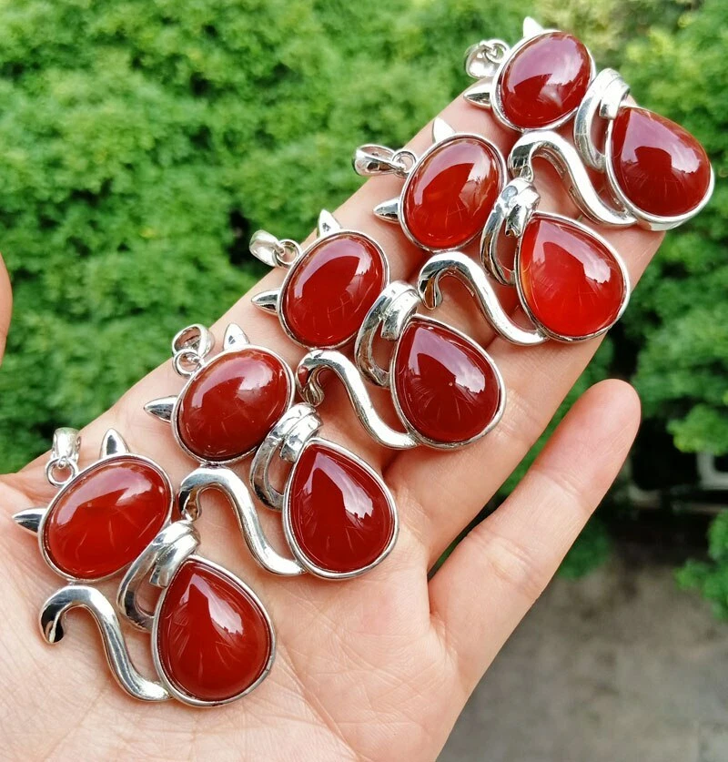 Red 2024 agate necklace