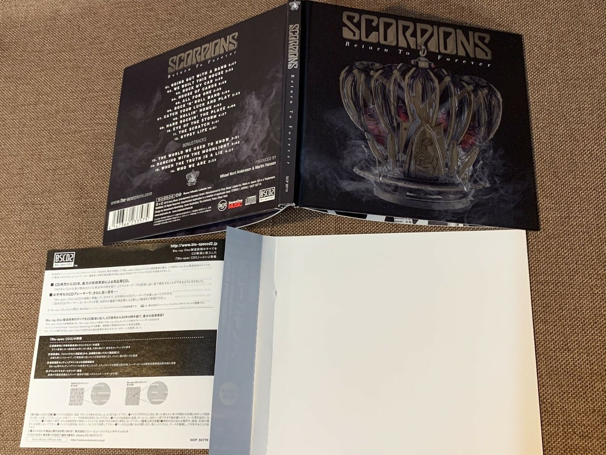 SCORPIONS Return to Forever JAPAN Blu-spec 2 CD SICP-30719 OBI+