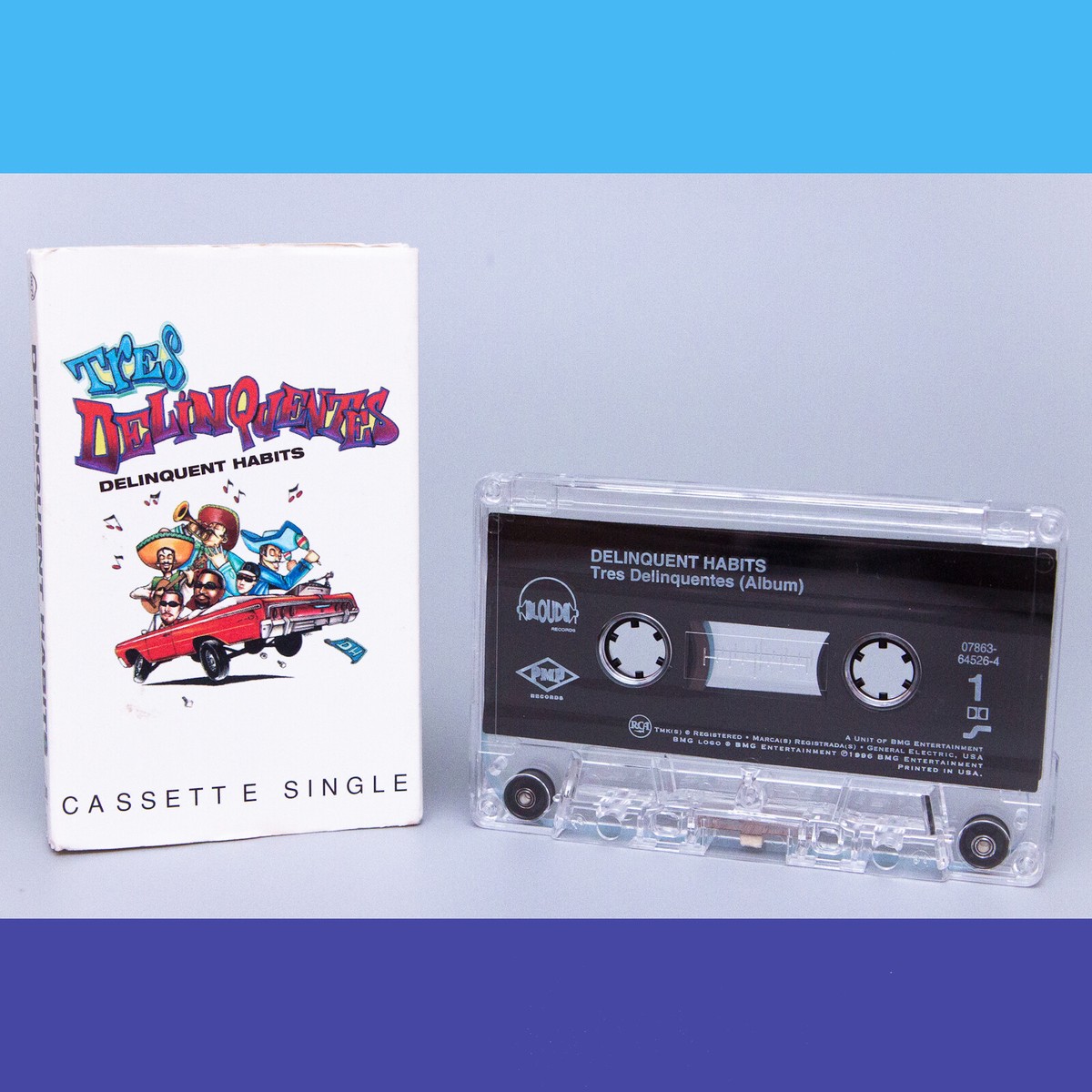 Delinquent Habits TRES DELINQUENTES Cassette Tape Single Hip Hop Free  S&H