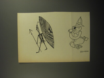 1956 Cartoon by Saul Steinberg