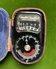 Vintage Weston Master II Cine Exposure Meter Model 735 With Case Untested