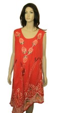 CRINKLE UMBRELLA SUNDRESS BEACH WEAR 1X