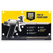 Great Stuff Pro 14 Foam Dispensing Gun, Silver
