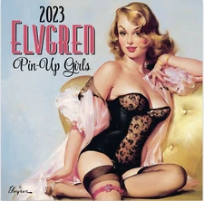 Gil Elvgren Pin-Up Girls 2023 Wall Calendar New in Shrink Wrap