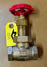 Milwaukee 3/4" Brass Globe Valve Fig 592A 200 S 400 W Threaded USA made