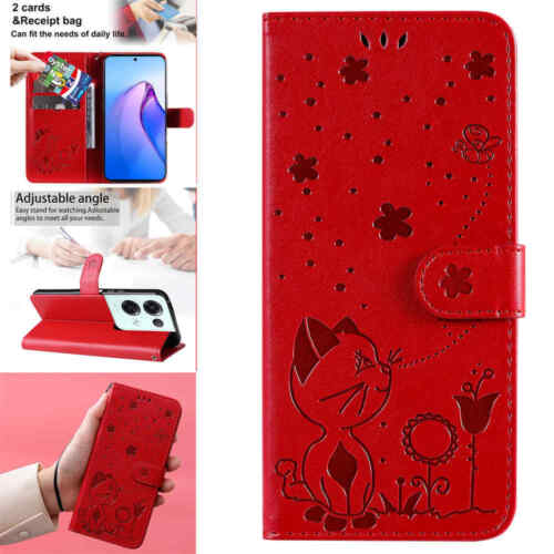 Para OPPO Reno 8/Reno 8 Pro/Reno 8 Lite 5G Billetera Portatarjetas Cuero Estuche Cubierta - Imagen 55 de 58