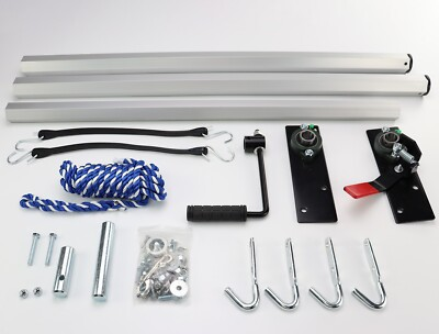 #ad Dump Truck Trailer Hand Crank Manual Pull Tarp Roller Kit 64quot; to 104quot; Wide $94.99