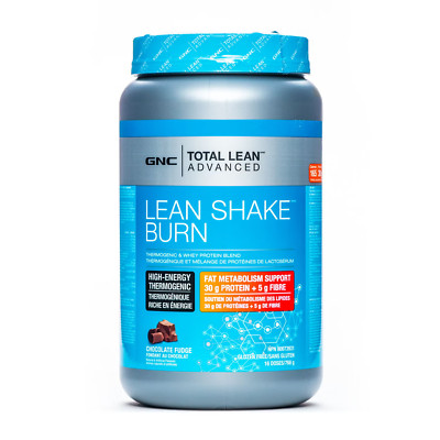 GNC Total Lean Advanced Lean Shake Burn Chocolate Fudge Flavor Protein 768g NEW