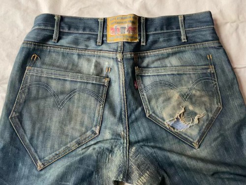 Vintage RARE Levi's Europe 506 Standard fit distressed 34 x 32 | eBay