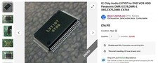 IC Chip Audio LV7107 for DVD VCR HDD Panasonic DMR-EX78,DMR-EX85,EX75,DMR-EX768