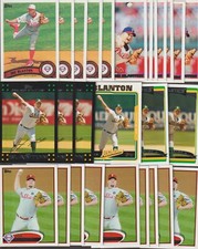 Joe Blanton Lot of 115 Baseball Cards Athletics Phillies Dodgers Nashville