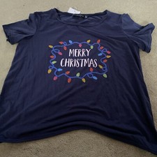 Ladies Pyjama Top Blue The Style Size 10/12