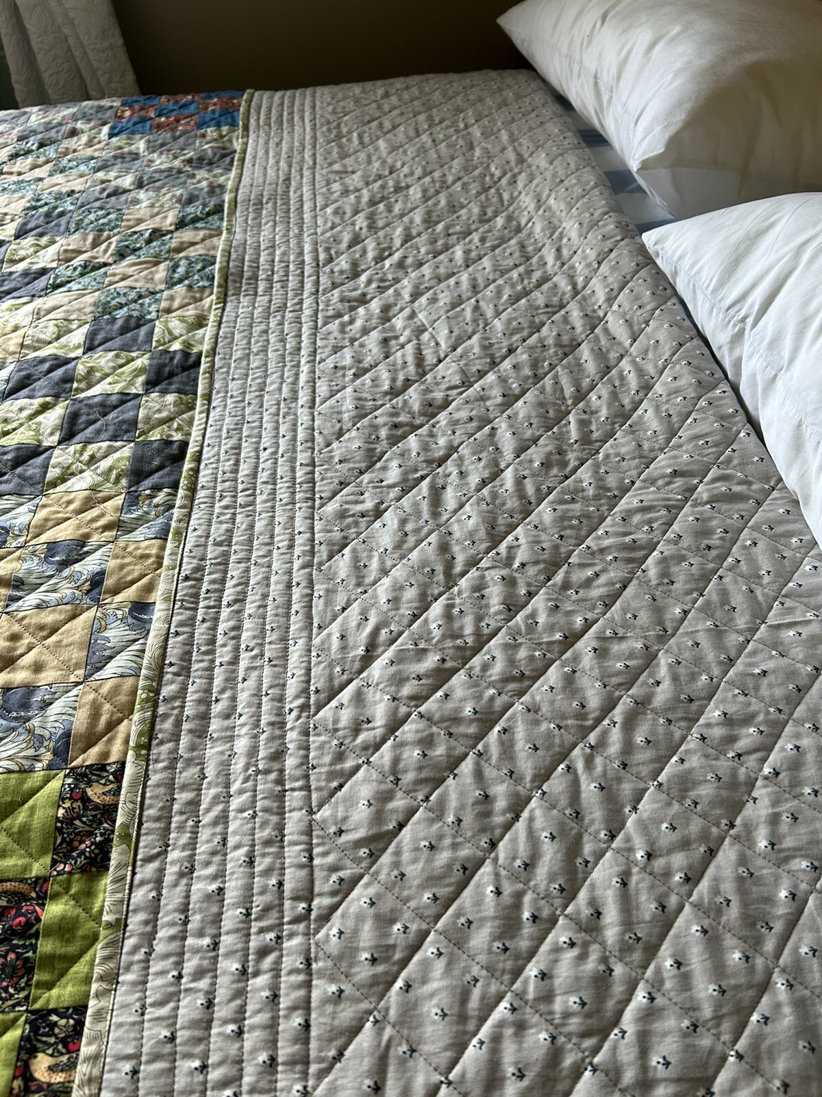 handmade patchwork quilt kingsize eBay