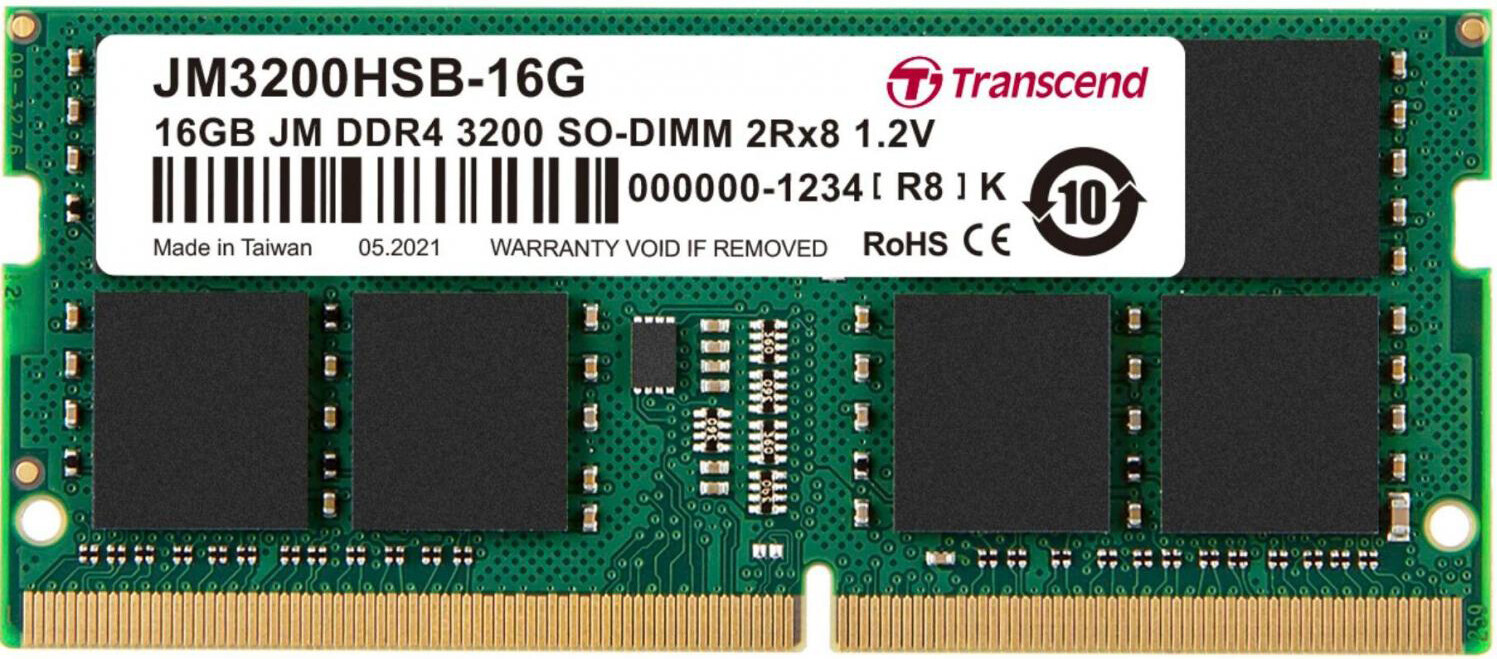 Memoria Ram 16 GB DDR4 3200 Mhz Transcend JM3200HSB-16G