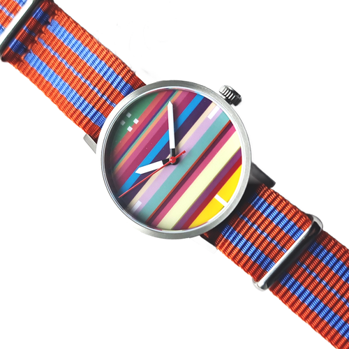 CONCENTRIC-WATCH Ladies Quarz 36mm Farbenfrohes Armbanduhren Unikat Q-199 - Bild 2 von 6