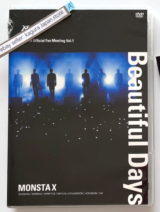 MONSTA X Beautiful Days DVD Only JAPAN Official Fan Meeting Vol.1