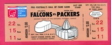 FULL TICKET! 9/13/69 FOOTBALL HALL OF FAME GAME-PACKERS/FALCONS AT CANTON