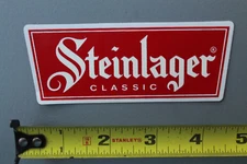 Steinlager New Zealand Beer Red White Brew Rare V69C Vintage Surfing STICKER