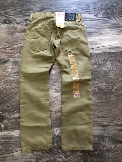 levis 511 olive green