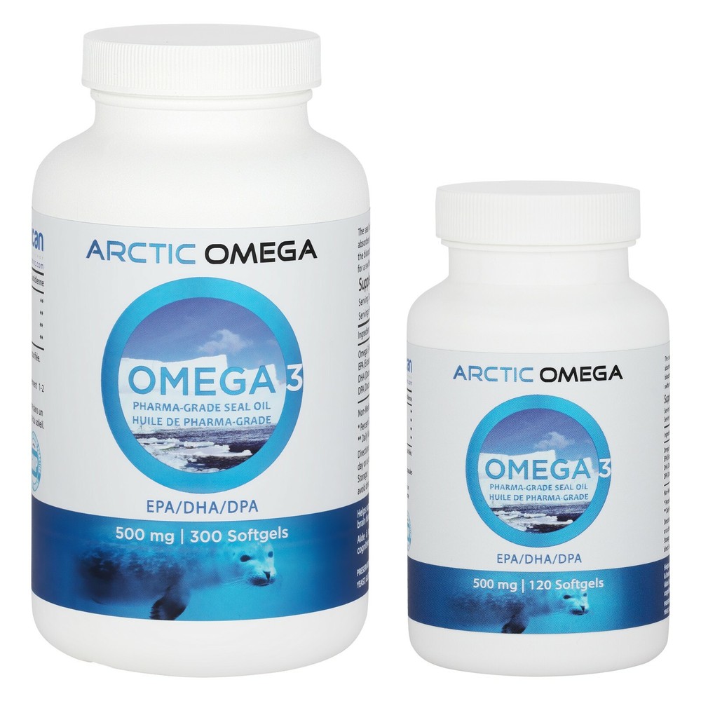 PolarHarmony Harp Seal Omega-3 Supplement 2 Bottles for Premium Health Support