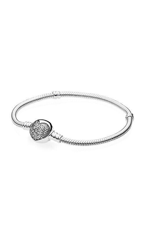 総額8万相当　Pandora Pandora S925 Pave CZ Signature Clasp Bracelet 590723CZ-18cm - 7