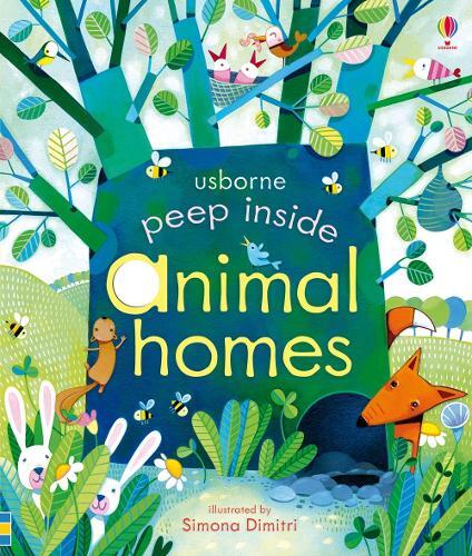 Thumbnail - Anna Milbourne Peep Inside Animal Homes (kartonbuch) Peep Inside