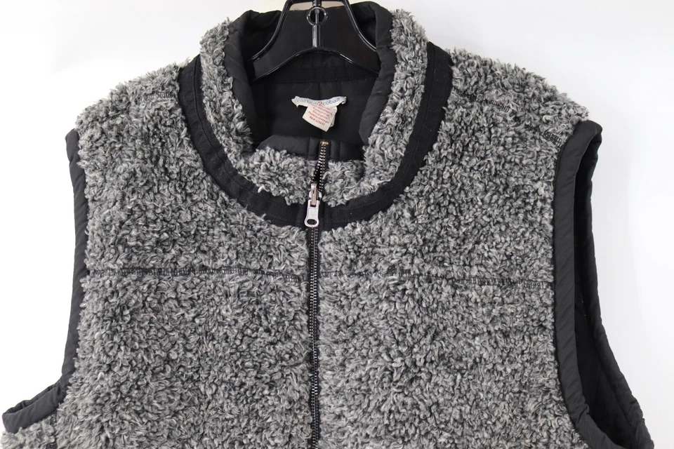 Carbon 2 Cobalt Reversible Vest Mens XL Sherpa Fleece Quilted Full Zip black - Image 3 of 4