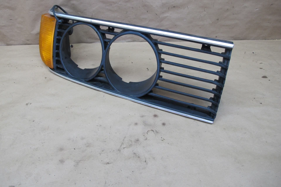 🥇83-87 BMW E24 SERIE 6 JUEGO DE 2 FAROS DELANTEROS IZQUIERDO Y DERECHO MOLDURA REJILLA OEM Foto 4 de 4