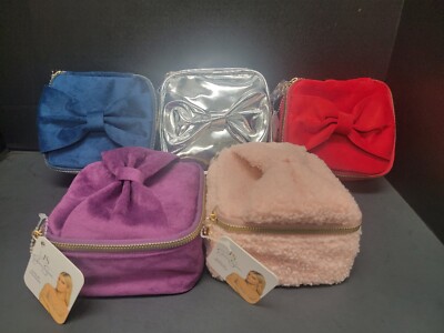 Jessica Simpson Jewelry Box Organizer with Zipper Pockets NEW Select  Color