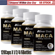 Male Enhancing Libido 120 Capsules - Maca Root,Massive Girth Enlargement Support