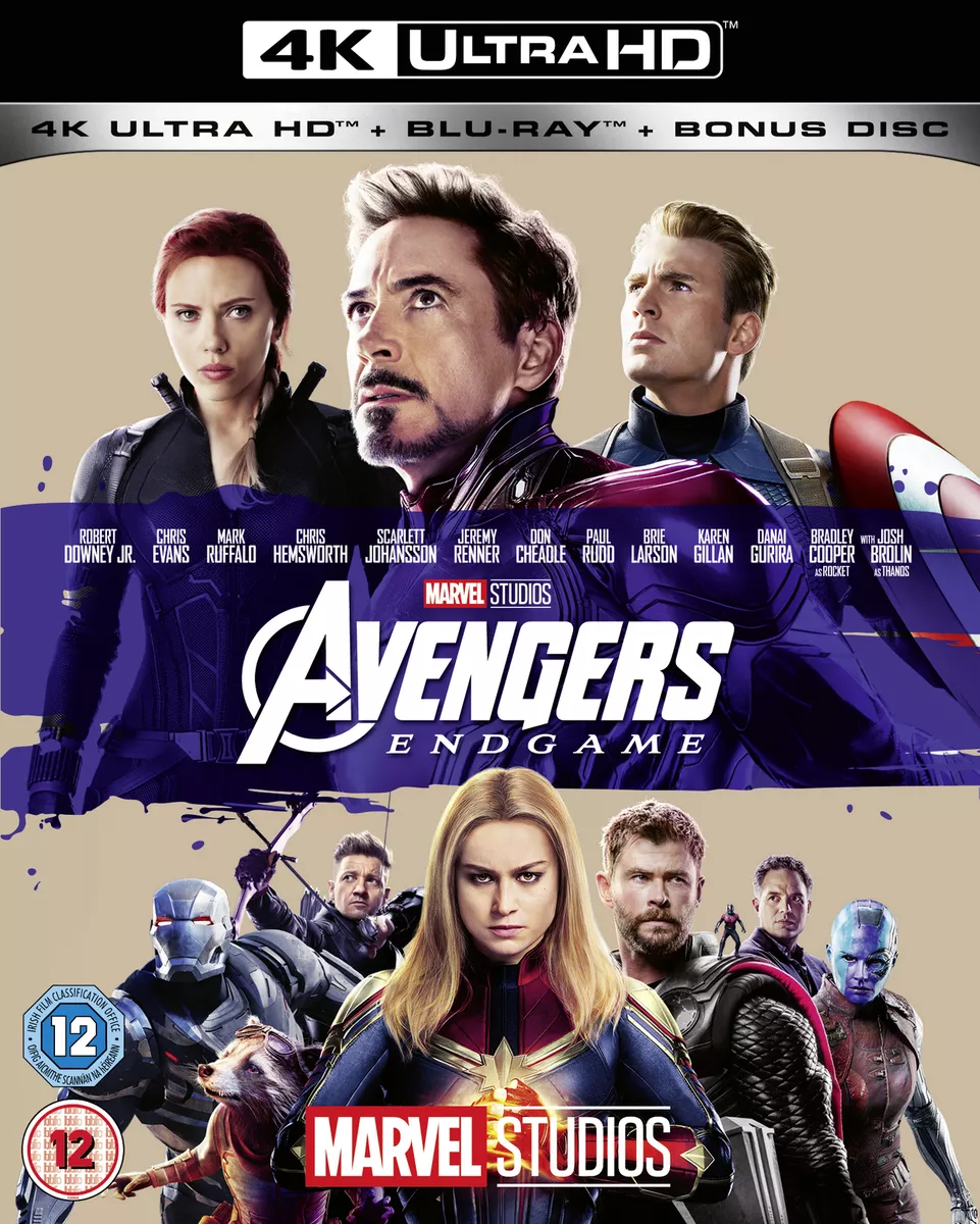 Avengers endgame cheap blu ray