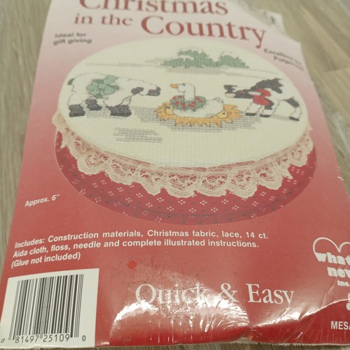 Cross Stitch Kit Christmas in the Country by What's New Inc Needle Craft - Picture 8 of 10