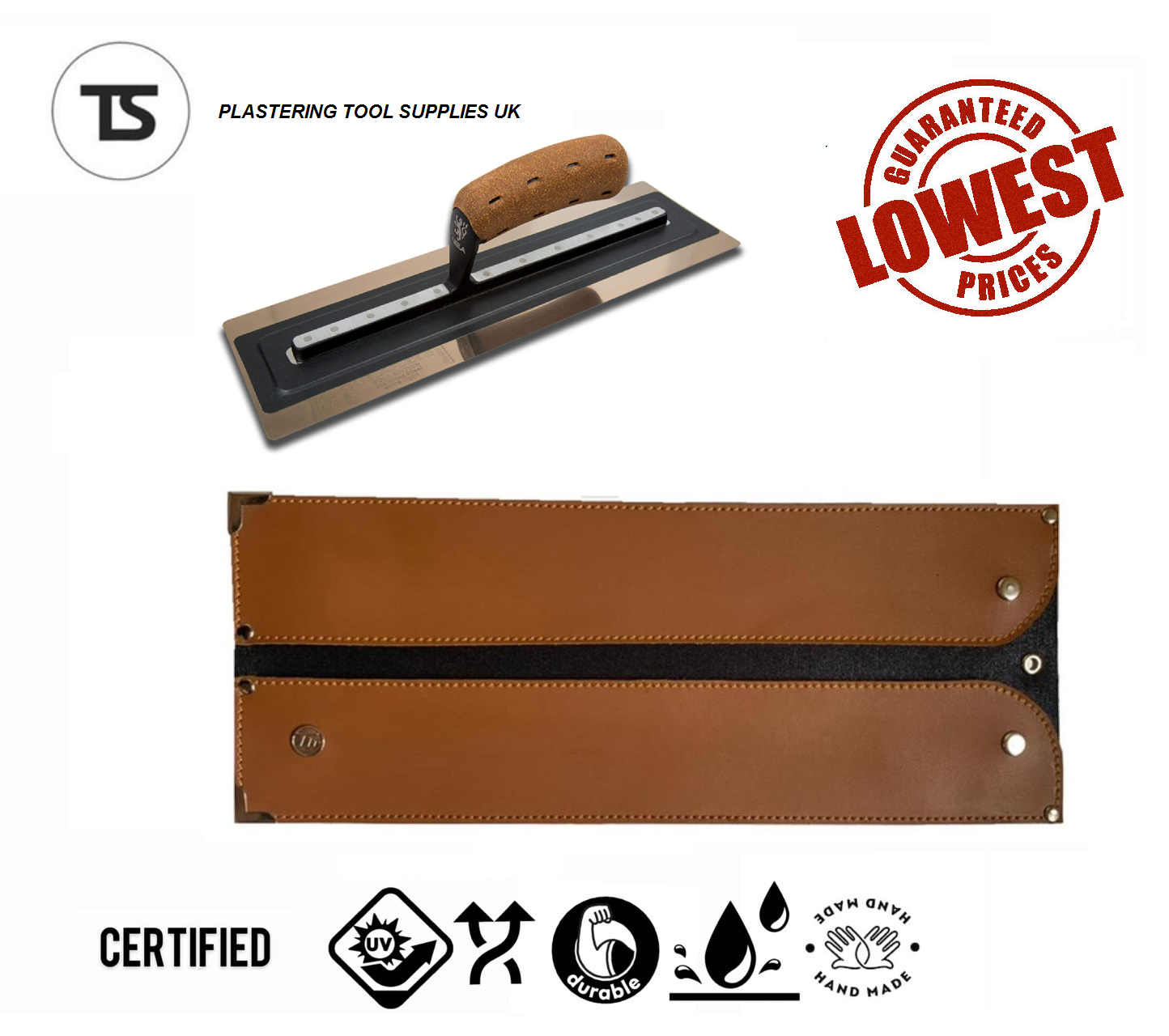 NELAFLEX GOLD MK2 FINISHING TROWEL WITH DELUXE TROWEL WALLET eBay