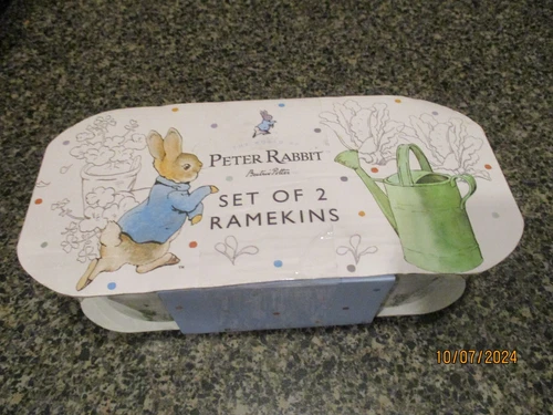 Beatrix Potter Peter Rabbit Ramekins Set of 2 New