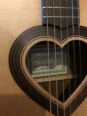 Electric Acoustic Guitar A.C Zemaitis CAD-100HW SN ZE16070017 