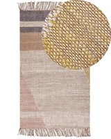 Rustikaler Teppich Aus Jute Rechteckig Niedriger Flor 80 X 150 Cm Cm Braun Samla