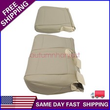 New For 2017-2022 Ford F250 Lariat Rear Bench Bottom Leather Seat Cover Tan New For 2017-2022 Ford F250 Lariat Rear Bench Bottom Leather Seat Cover Tan