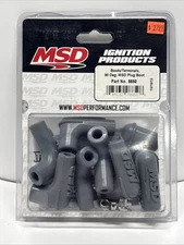 MSD Part No. 8850 90 Degree Plug Boot and Terminal Set Of 8