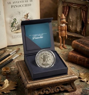 Italia 2 Euro 2026 Collodi Pinocchio Proof