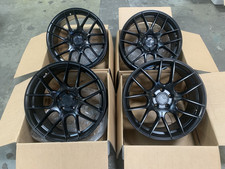 18x8.5 +35 |  Aodhan  AH-X 5x112  Matte Black  Wheels (Used Set)